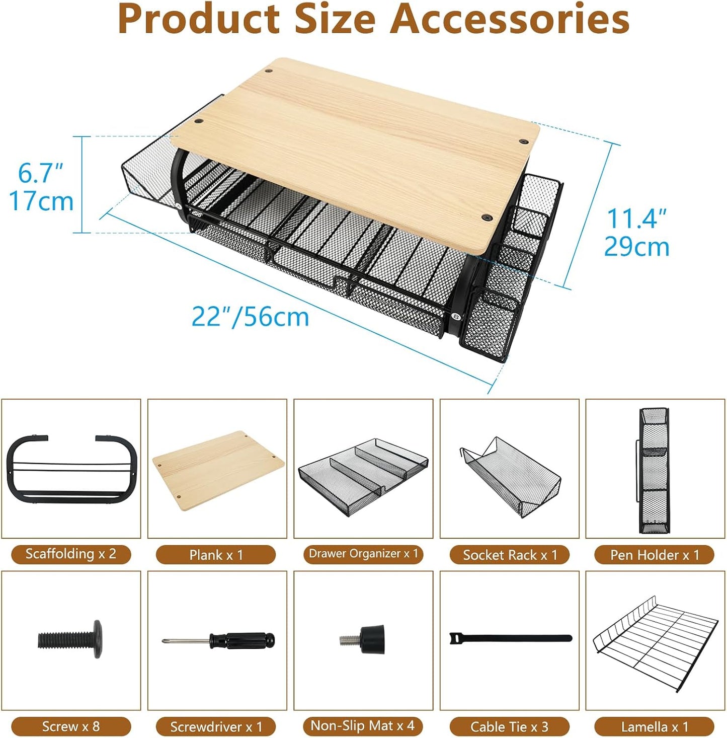 Desk Organizers and Accessories Monitor Riser