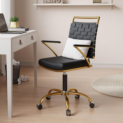 LUX MODERNS Black Desk Chair