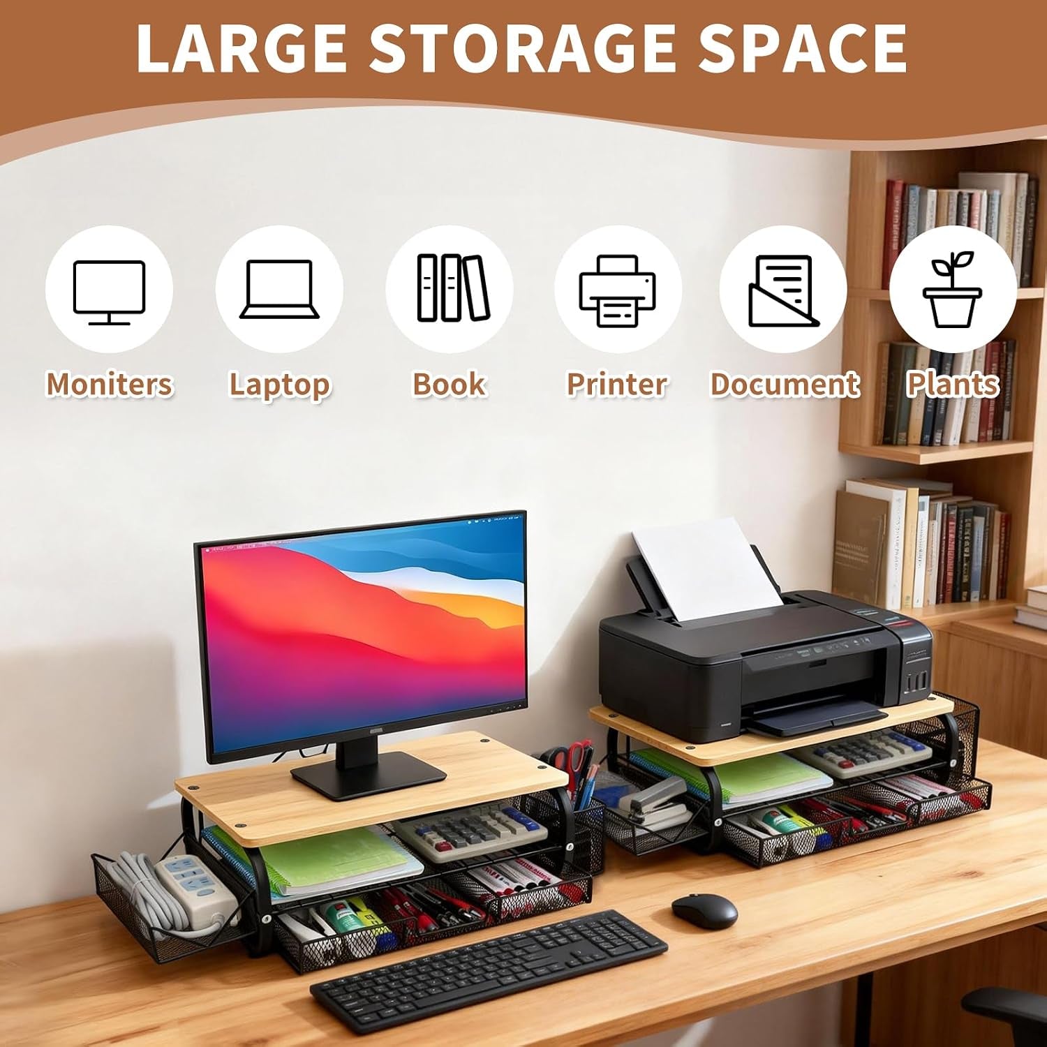Desk Organizers and Accessories Monitor Riser
