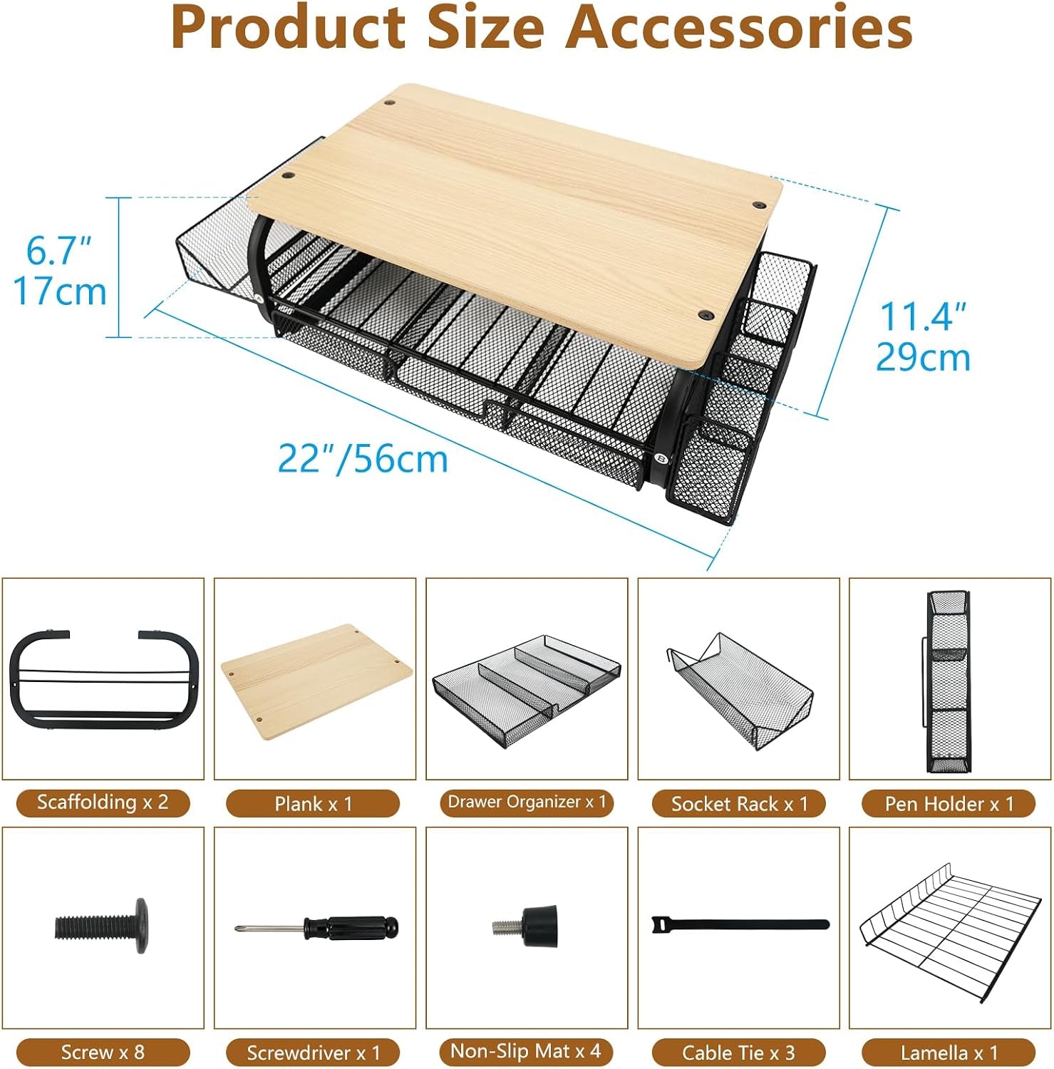 Desk Organizers and Accessories Monitor Riser