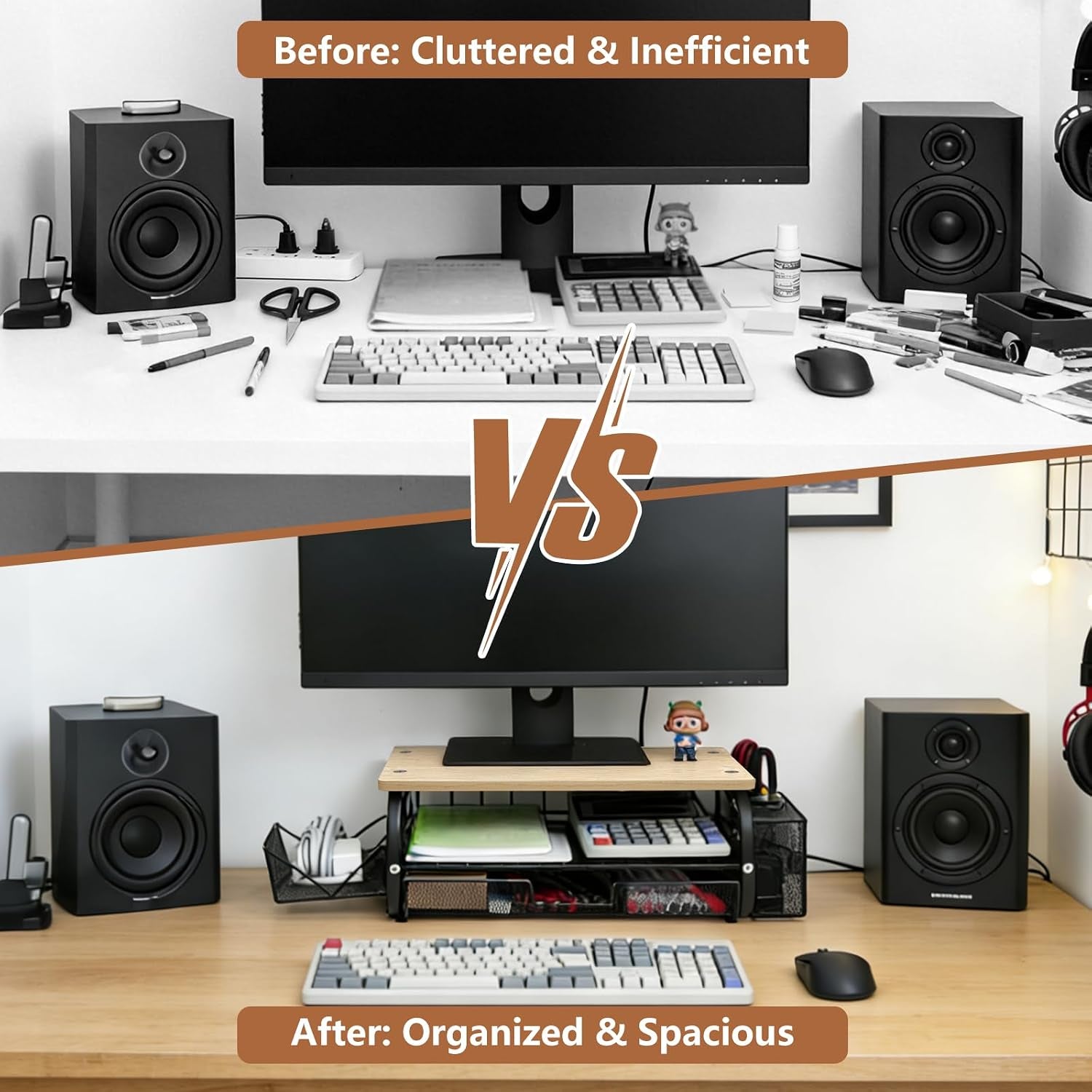 Desk Organizers and Accessories Monitor Riser